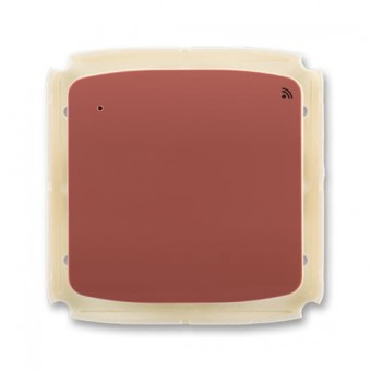 vysílač RF signálu s krátkocestným ovladačem, nástěnný, 868 MHz, vřesová červená, design TANGO